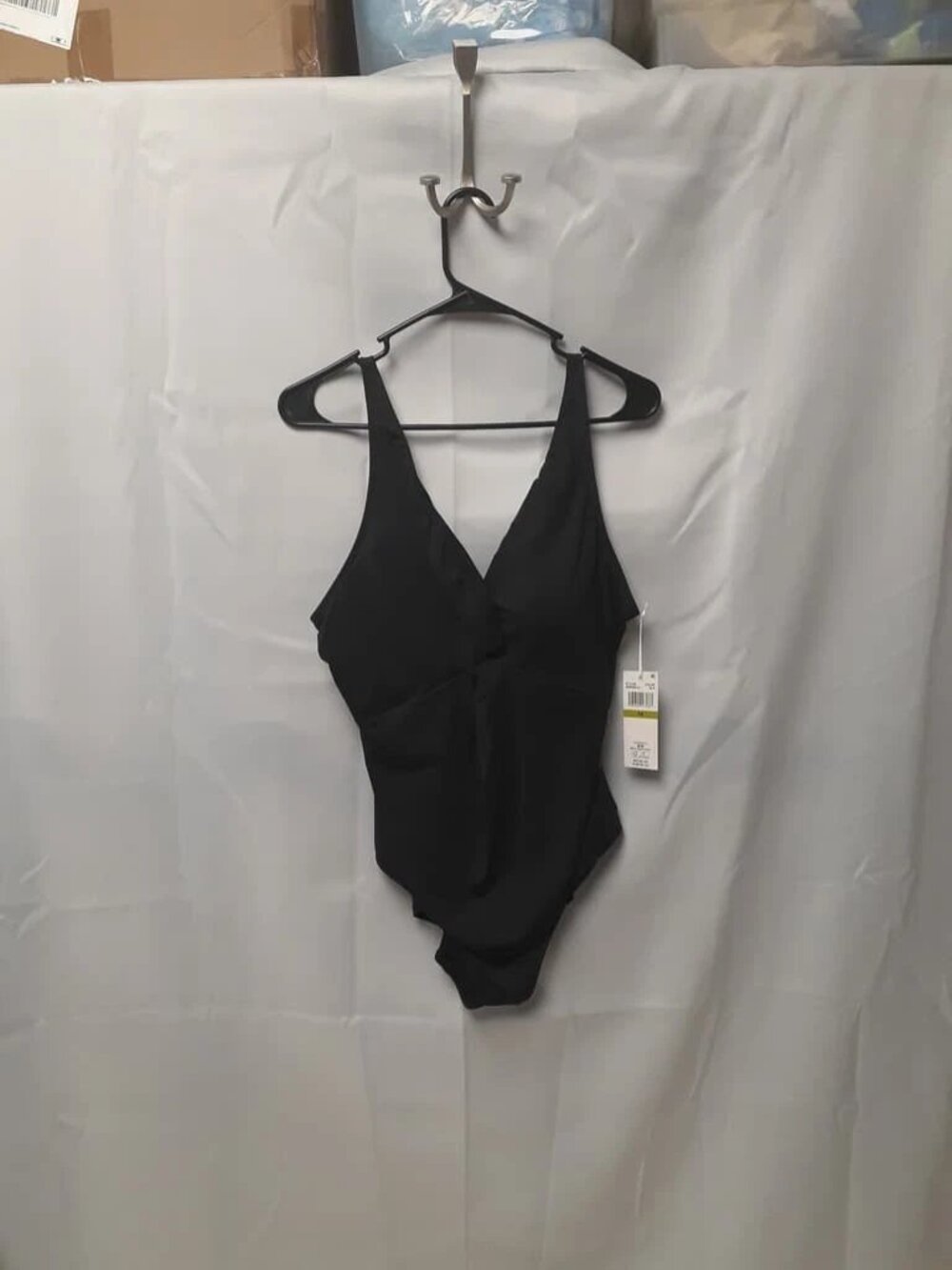 Ladies Designer Black Bathing Swim Suit Anne Cole Size 14 ORG $106 NWT (RackD 2)
